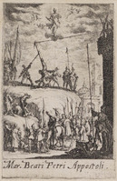 KG 10105
<br/>
Martyrium Petrus ("Kleine Apostelserie")
<br/>
<em>Callot, Jacques (1592 - 1635)</em>